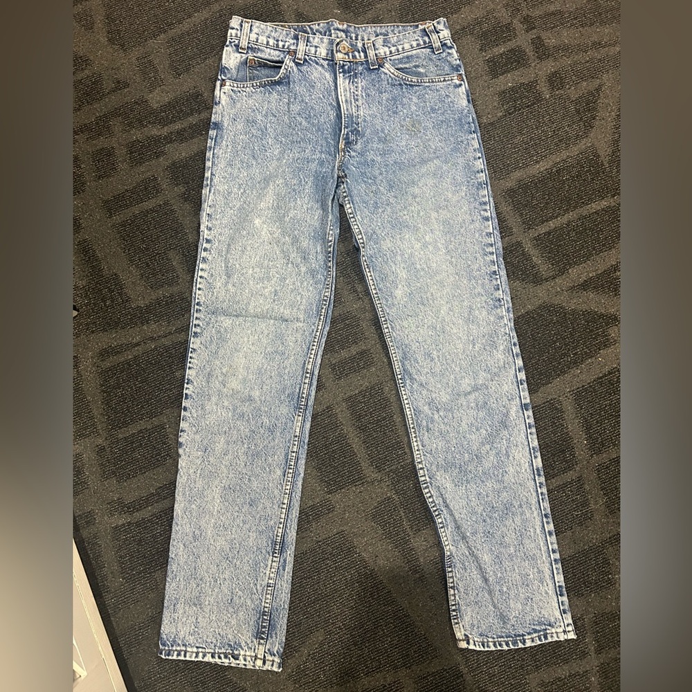 Mens Orange Tab Levi’s Jeans